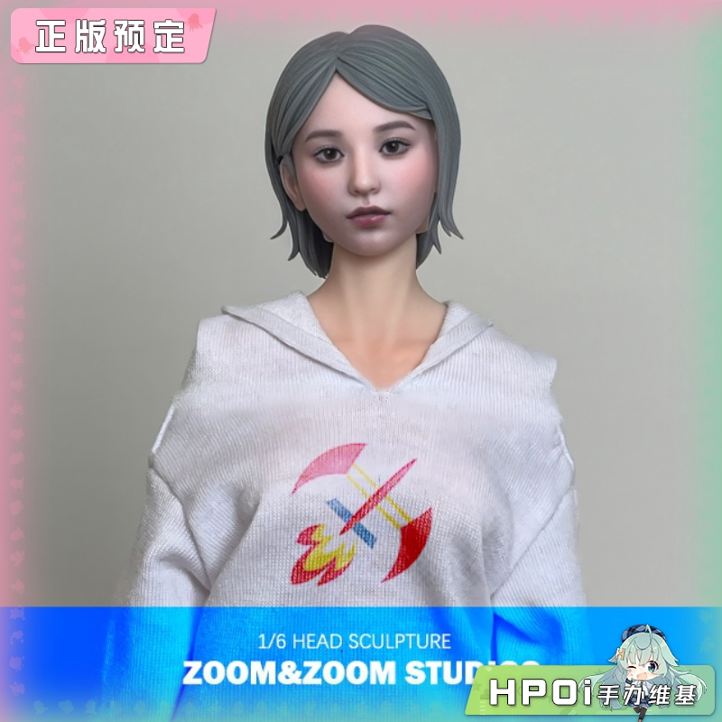 zoom zoom studio 元气少女 头雕 ZZYQ 01 可动手办