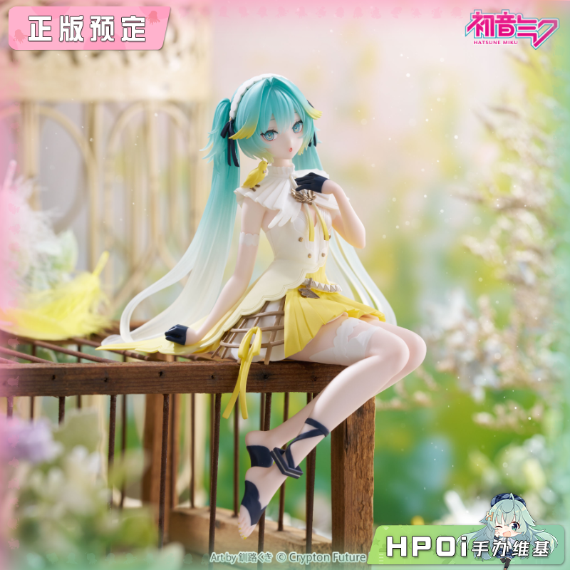 FuRyu miku 压泡面 初音未来 金丝雀 景品 手办