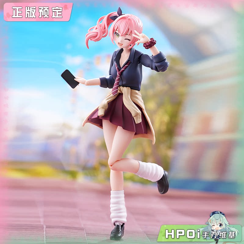 寿屋 创彩少女庭院 侧马尾少女 机娘 模型 可动手办
