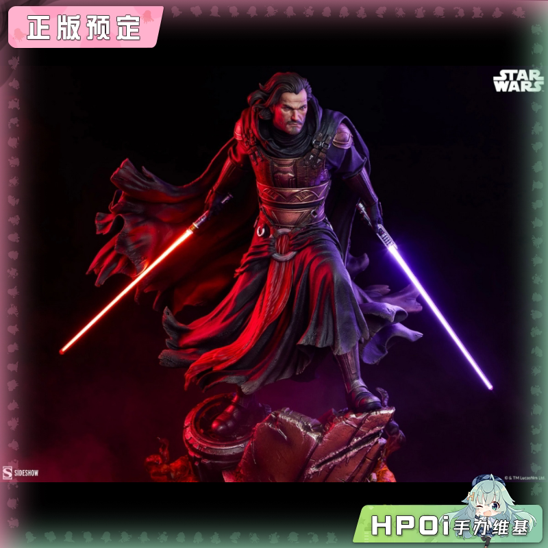 Sideshow 星球大战 达斯 瑞文 雕像 手办