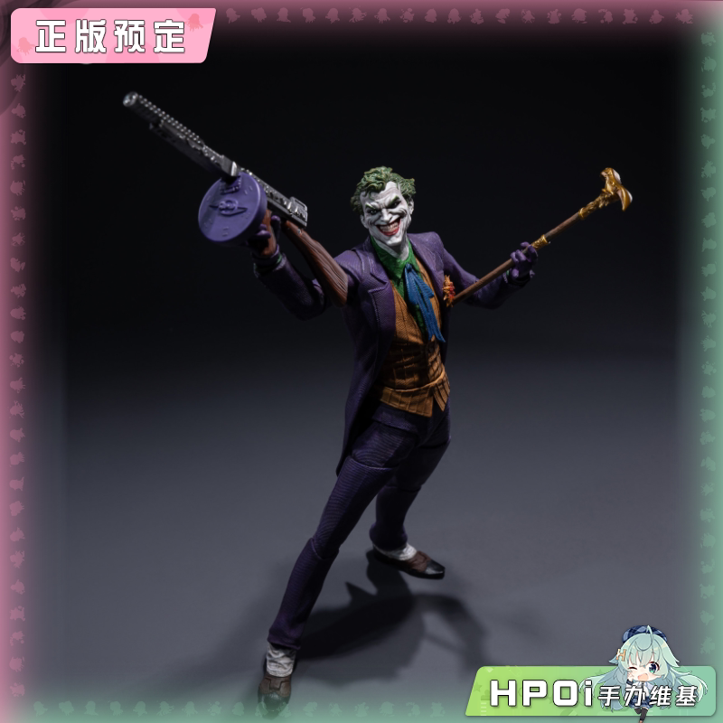 INART Action 蝙蝠侠漫画版 小丑 JOKER 可动人偶