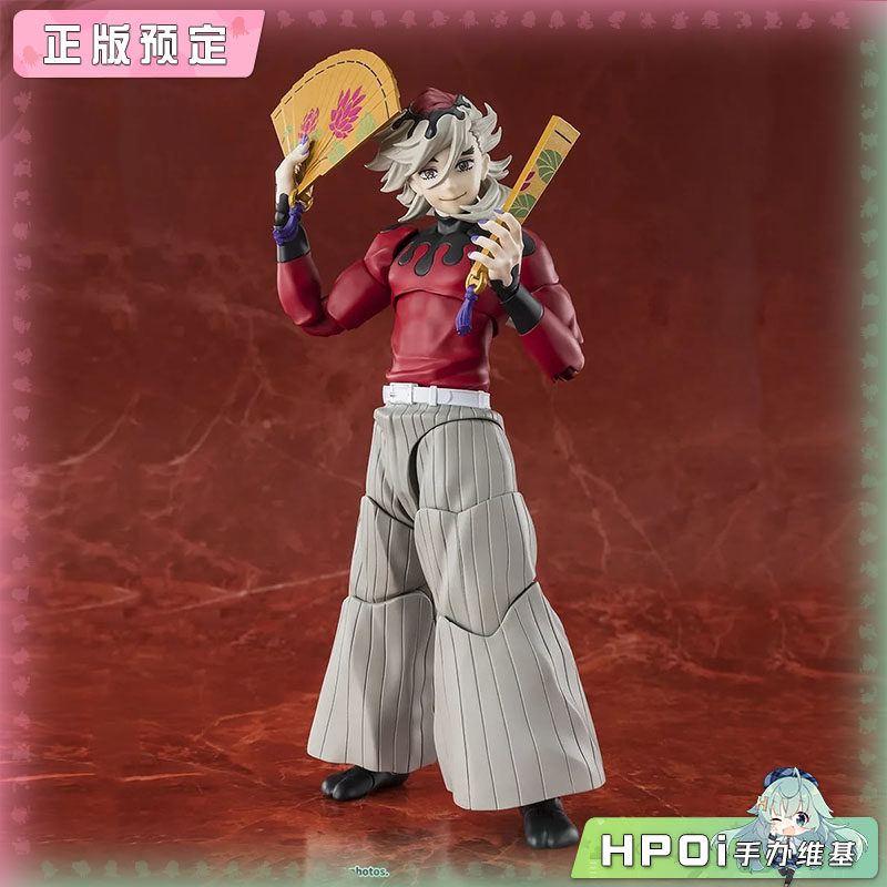 万代 shf 鬼灭之刃 童磨 可动 手办