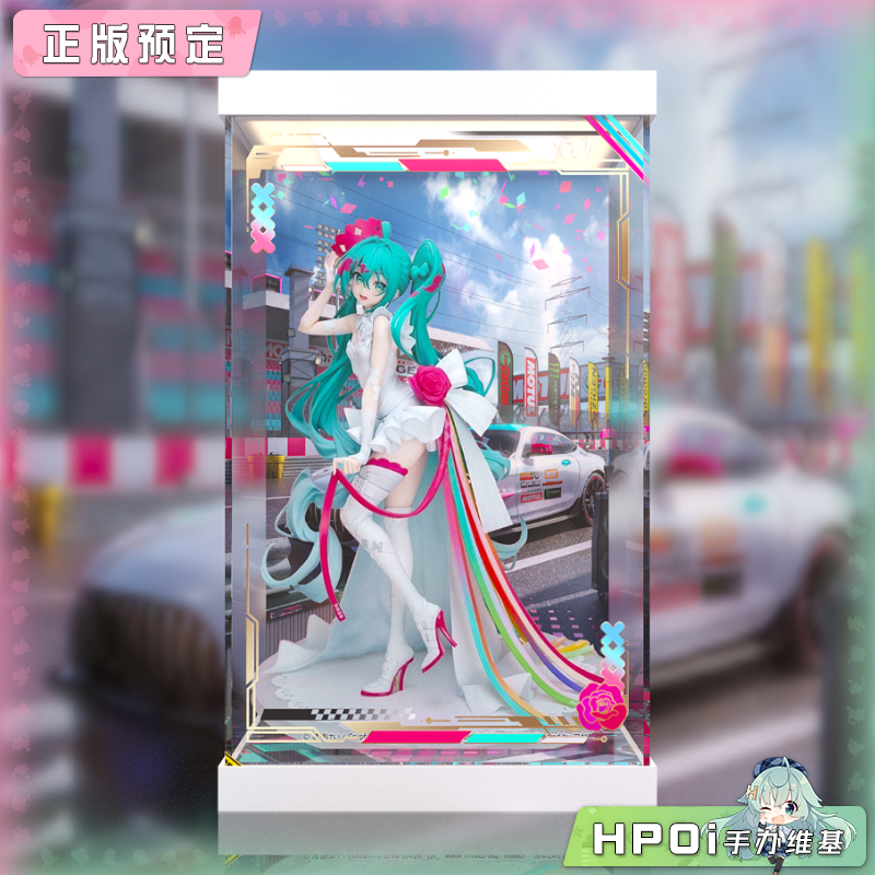 展示盒 GSC 赛车 初音未来 15周年 Rhapsody 狂想曲