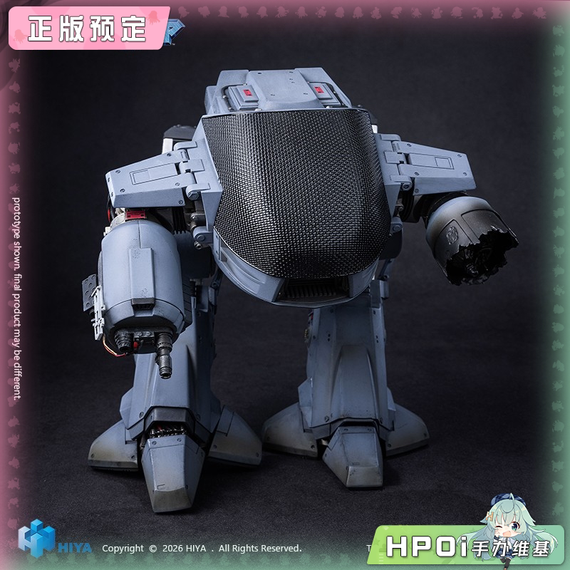 HIYA XQUISITE SUPER 机械战警1 ED-209 可动手办