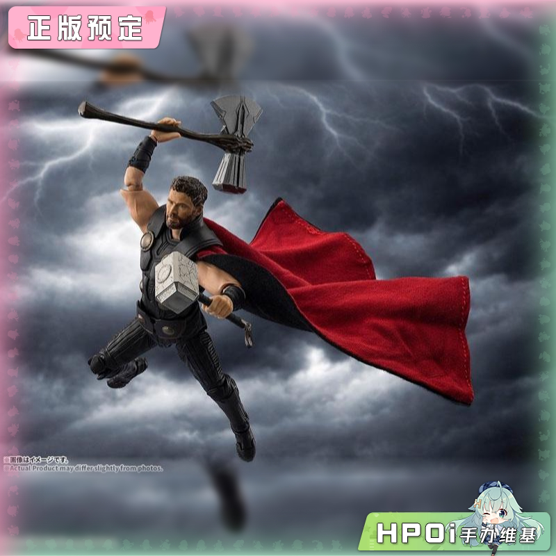 万代 SHF 漫威 复仇者联盟5:毁灭之日 雷神索尔 手办
