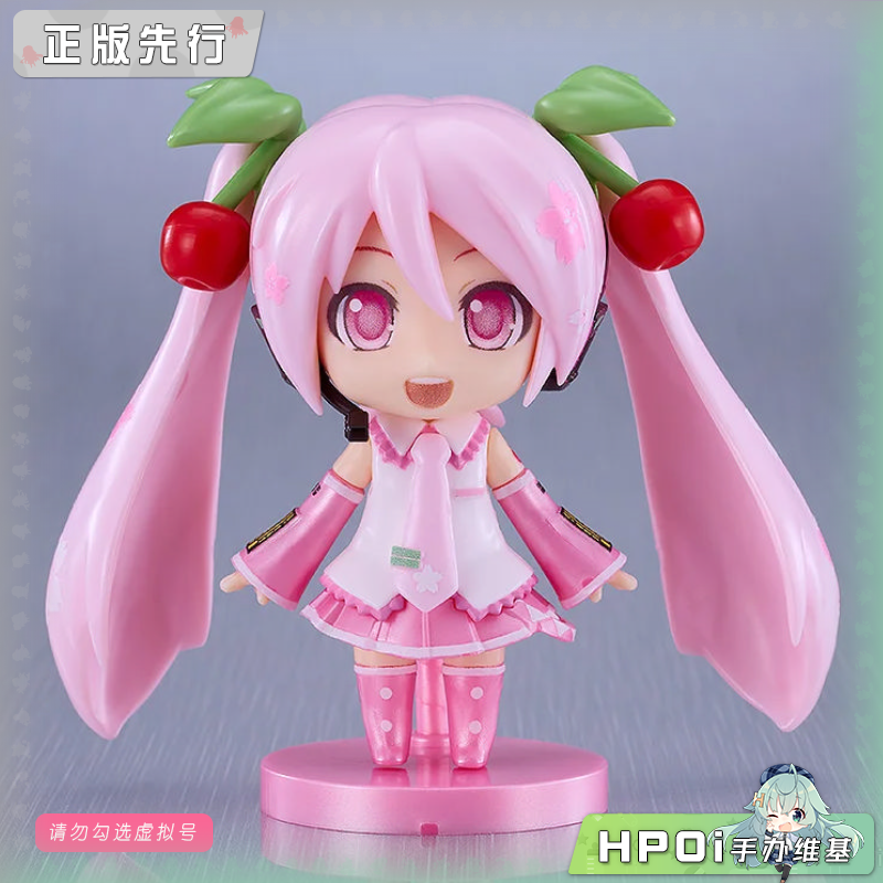 GSC 初音未来 miku 樱花未来 Q版 组装 粘土人 手办
