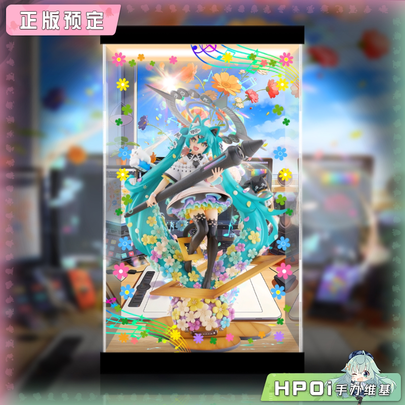 展示盒 TAITO spiritale 初音未来 miku PS画笔 手办