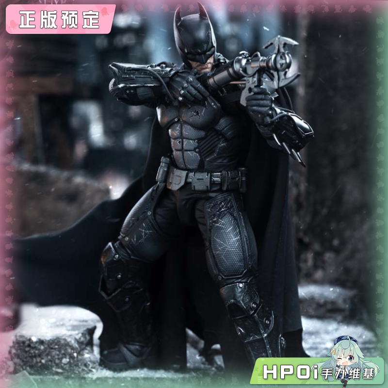 INART 蝙蝠侠 阿卡姆起源 蝙蝠侠 战损版 MAG 手办