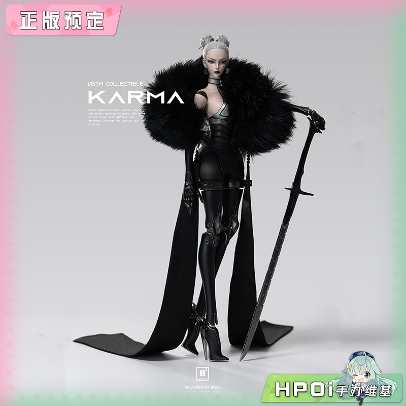 BC x 深红G 1/6 白夜Alba 伽一 Karma 可动人偶 手办