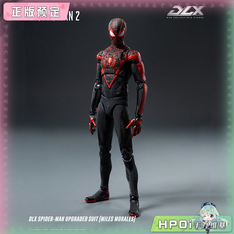 Threezero漫威蜘蛛侠2升级战衣 迈尔斯墨拉莱斯 手办