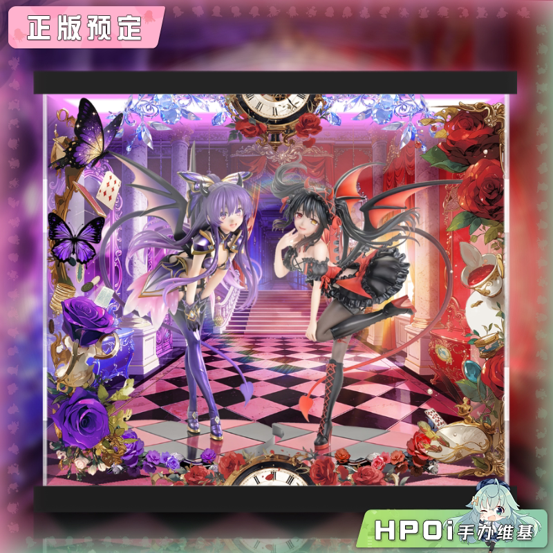 展示盒 P1S 约会大作战 夜刀神十香 时崎狂三 魅魔