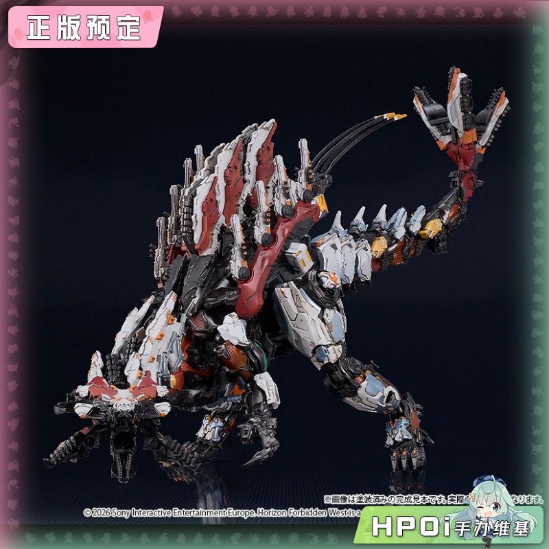 GSC MODEROID 地平线 西之绝境 剑背兽 拼装模型手办