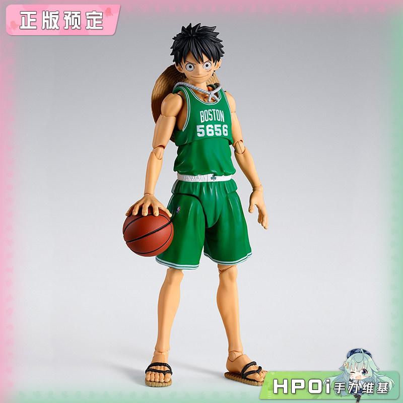 万代 SHF 航海王 凯尔特人队 路飞 可动手办