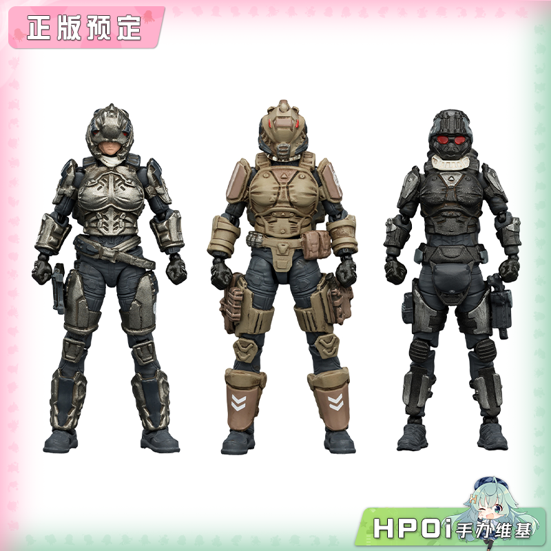 JOYTOY 暗源 天启系列 钢骑小队 UNSC 可动人偶 手办
