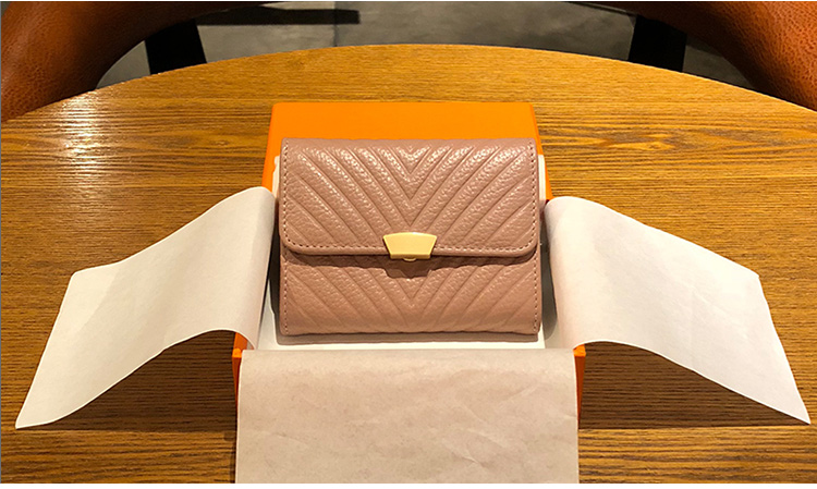 Thẻ Accord gói nữ da nhiều vị trí thẻ mini chủ thẻ siêu mỏng nhỏ danh thiếp nhỏ dễ thương phiên bản tiếng Hàn của ví dập nổi nhỏ - Chủ thẻ ví gucci nam