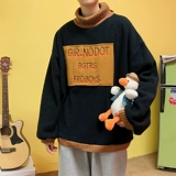 Tide, демисезонный бархатный свитер, универсальный комплект для отдыха, толстовка