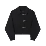 Осенняя небольшая куртка, дизайнерский трендовый комплект, изысканный стиль, тренд сезона, 3 предмета