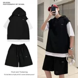 Спортивный костюм, шорты, штаны, толстовка для отдыха, короткий рукав