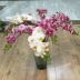 PU thực tế cảm thấy gelatin Phalaenopsis hoa giả nhân tạo hoa đơn nhánh hoa lụa trang trí nội thất hoa nhựa - Hoa nhân tạo / Cây / Trái cây