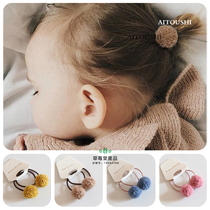 Female baby hair jewelry Small baby hair circle Small thumb hair rope Childrens rubber band Childrens headdress hair ball ball