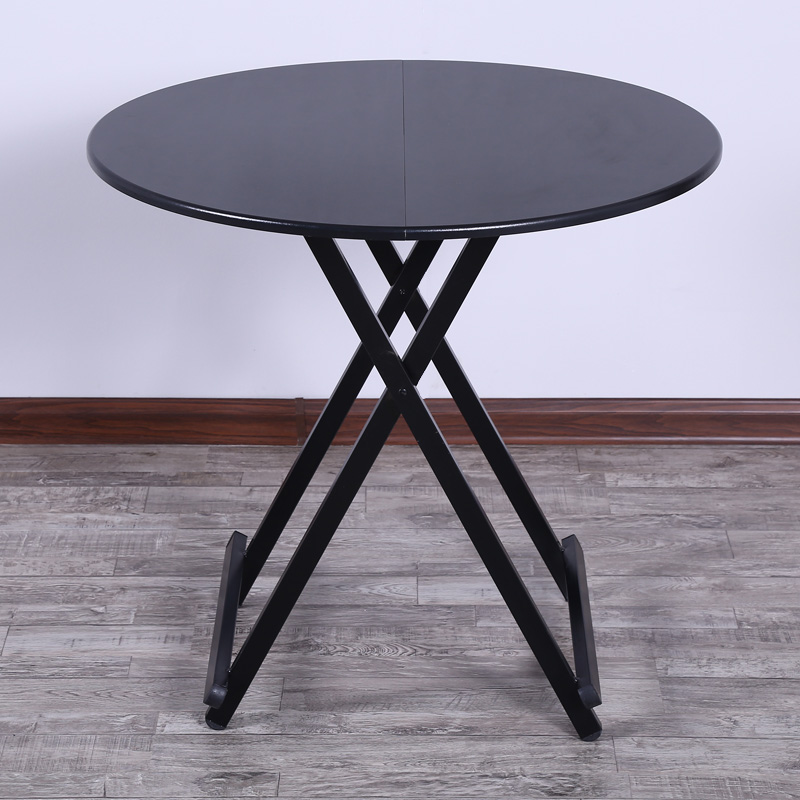 Household folding table multi-function simple dining table table table round small round folding table