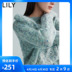 Simple Màu Dot Màu Loose vai LILY2019 Winter mới của phụ nữ tay vòng cổ áo len 11940B8743 