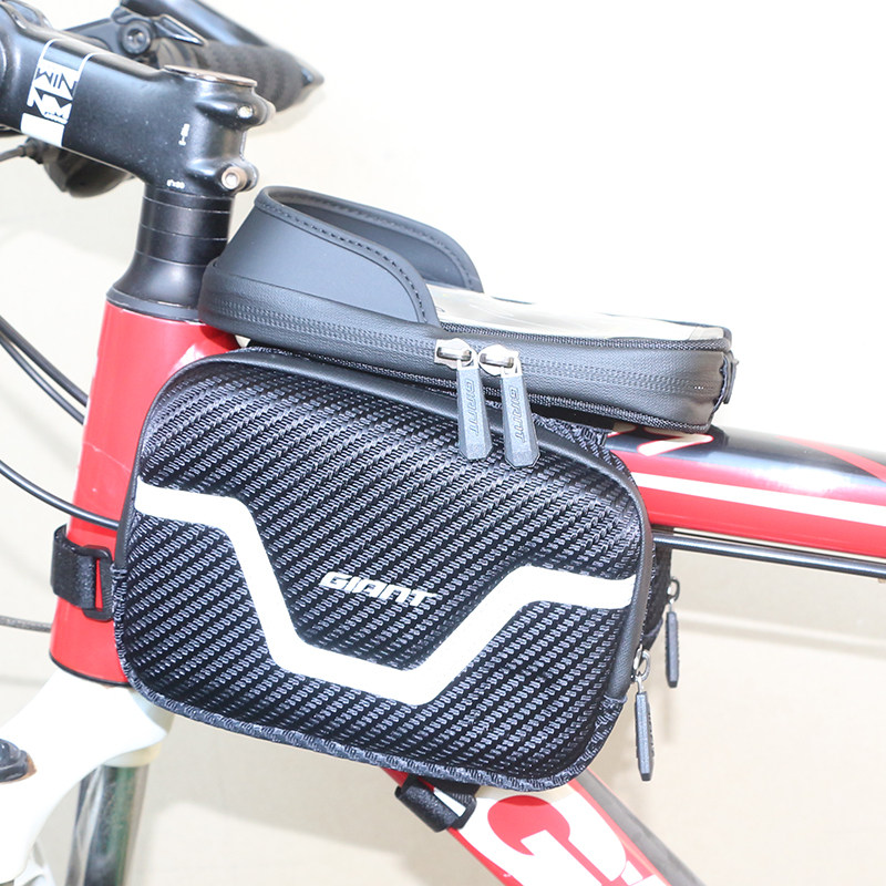 New Teantrain Bag Mountain Road Bike Bag Saddle Bag Car Front Bag Mobile Phone Upper Tube Packaging Preparation