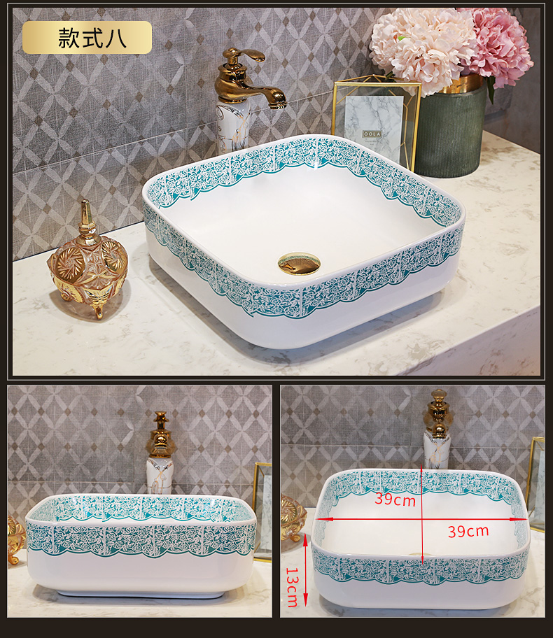 The stage basin round marble basin bathroom sinks ceramic art on The stage of The basin that wash a face to The sink