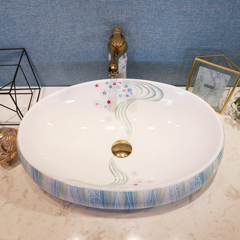 M letters birds basin in northern wei yu the stage basin square toilet lavabo household contracted ceramic lavatory basin