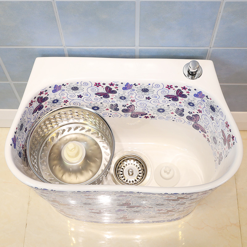 M letters birds ceramic wash mop pool mop pool large balcony palmer pool mop pool mop basin bathroom home