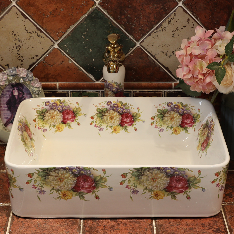 Stage basin to oval on the sink basin ceramic art basin bathroom wash basin