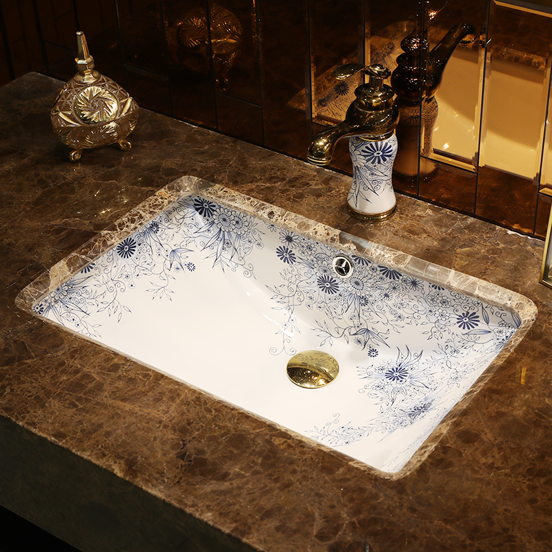 M letters birds undercounter lavabo that defend bath embedded basin bathroom basin square sinks ceramic household