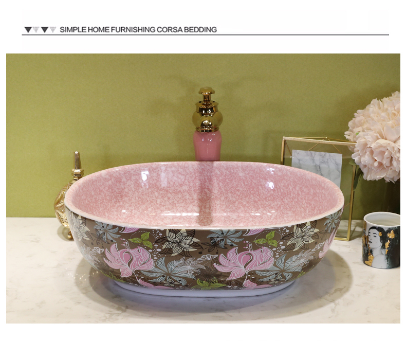 Square lavabo toilet stage basin sinks ceramic art basin round basin that wash a face with the pool that wash a face basin