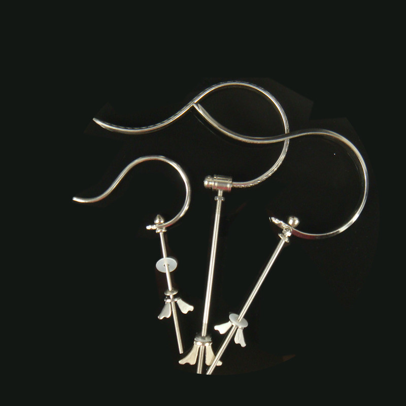 Cage hook embroidered eyebrow-shaped chin hook stainless steel bird cage hook hoist cage accessories are varied