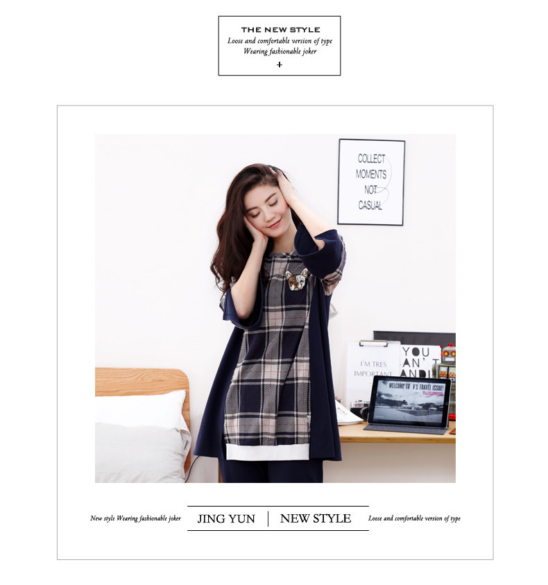 Pyjama mixte en Coton à manches longues - Ref 3005800 Image 47