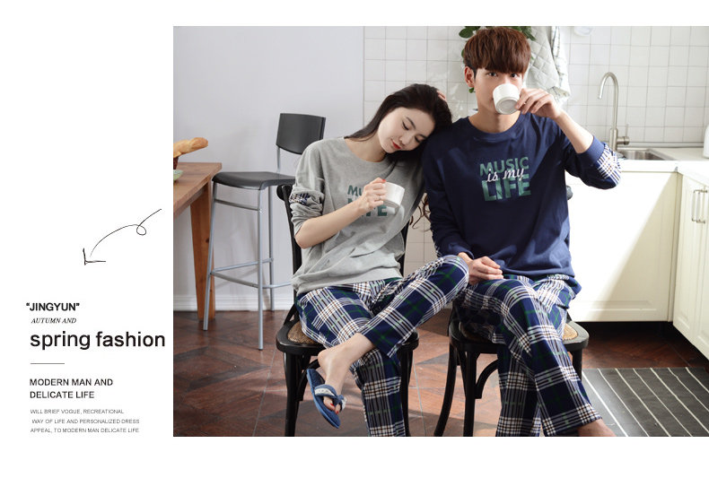 Pyjama mixte en Coton à manches longues - Ref 3005800 Image 11