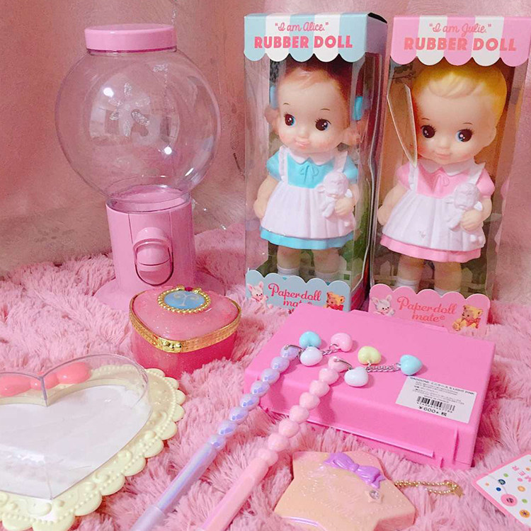 Spot Retro Swing Piece Retro Rubber Doll Paper Doll Doll Dolls Girl Heart Doll Retro Dolls