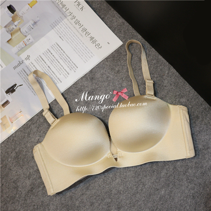 1/2 cốc nửa phiên bản nâng cấp NB in ​​áo ngực liền mạch một mảnh mà không có vành tập hợp túi dầu đặt đồ lót quan lot nu