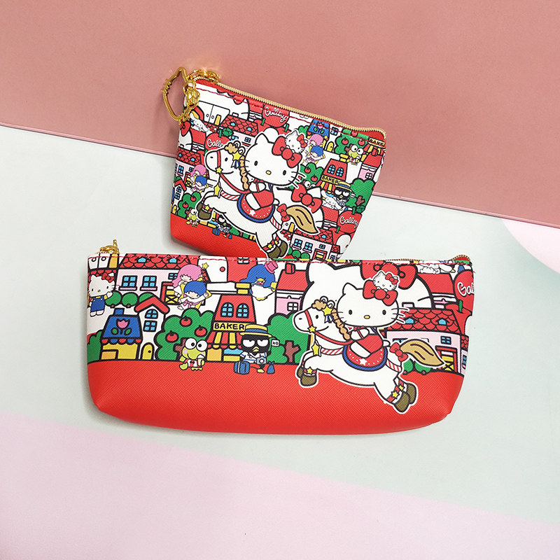 (KT pen bag) riding KT pen bag zero wallet PU material can put 20 pens