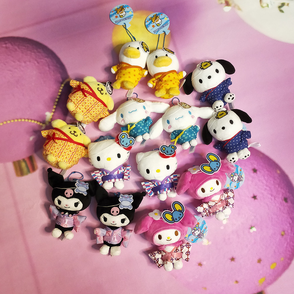 (new must-buy on November 8) KT Meleticulo Miyu Gui Dog Little White Dog Trigull Plush Pendant