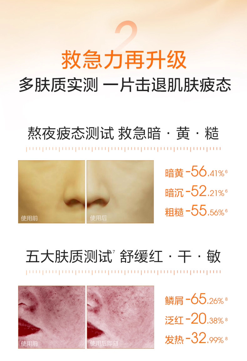 【香港直邮】 珀莱雅 双抗面膜3.0 特证版25片装 抗氧抗糖 舒缓紧致 提亮保湿 改善暗沉黄气