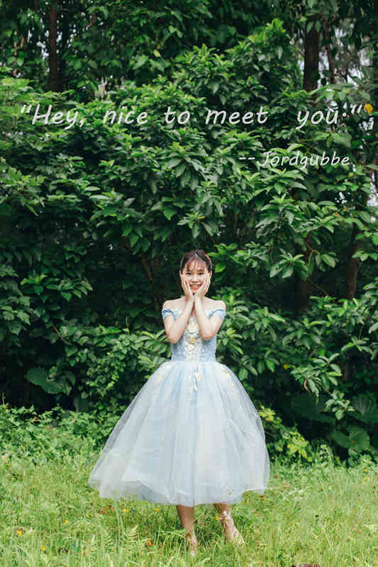 The Treasure of the Store! Jordgubbe Exclusive Japanese Vintage-Inspired Heavy-Duty Craftsmanship Forest Ballet Mini Wedding Dress