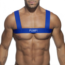 PUMP Fashion Shoulder Strap Harness Male Chest Strap Sexy Male Rave Party Fitness Show Muscle Chest PU5502