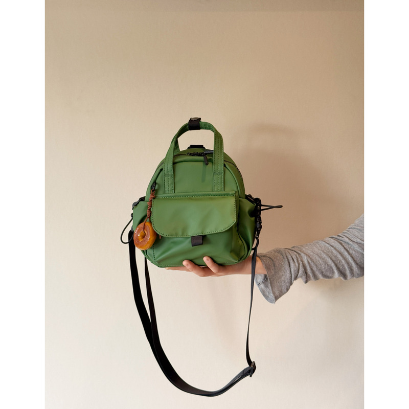 New Style Small Backpack with Donut Pendant, Bagel Mini Backpack, Handbag, Shoulder Bag, Crossbody Bag