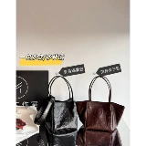 Небольшая дизайнерская сумка, кожаная корзина, портативный ремешок для сумки на одно плечо, в корейском стиле, из натуральной кожи