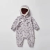 Cotton Church mùa thu và mùa đông cho người mẫu cộng với nhung jumpsuit dày cho bé jumsuit nhung trẻ em Áo liền quần