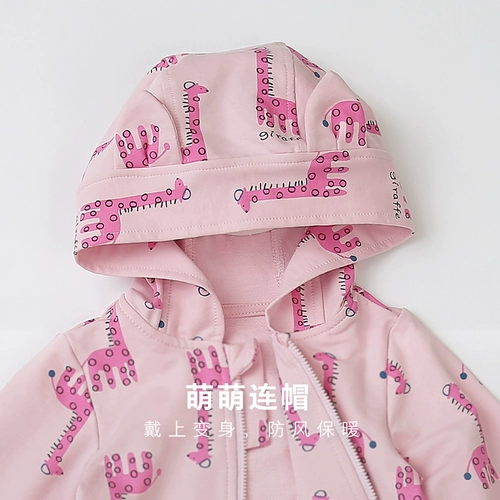 Хлопковое боди, детский демисезонный комбинезон для выхода на улицу для новорожденных