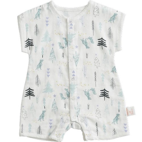 Детская хлопковая марлевая тонкая летняя одежда, пижама, боди