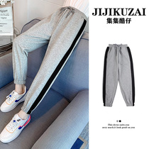 Girls  sports sweatshirt pants spring and autumn foreign style Korean version of the big childrens trousers spring 5 children 7 net red 8 pants 9 years old