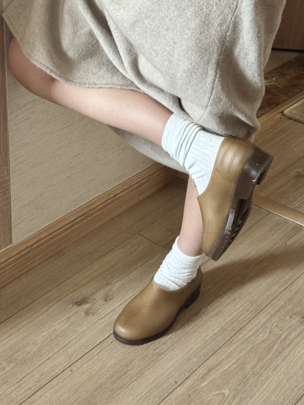 I Love Plasticana｜Rain Boots Gardana Full-Coverage Half-Slip Style Opana Roman Sandals Sunchanvre